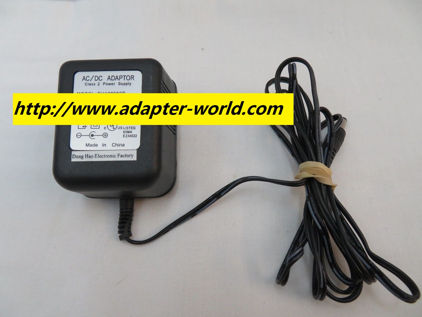 100% Brand NEW* 10v MODEL DU100060D AC ADAPTOR Power Supply - Click Image to Close